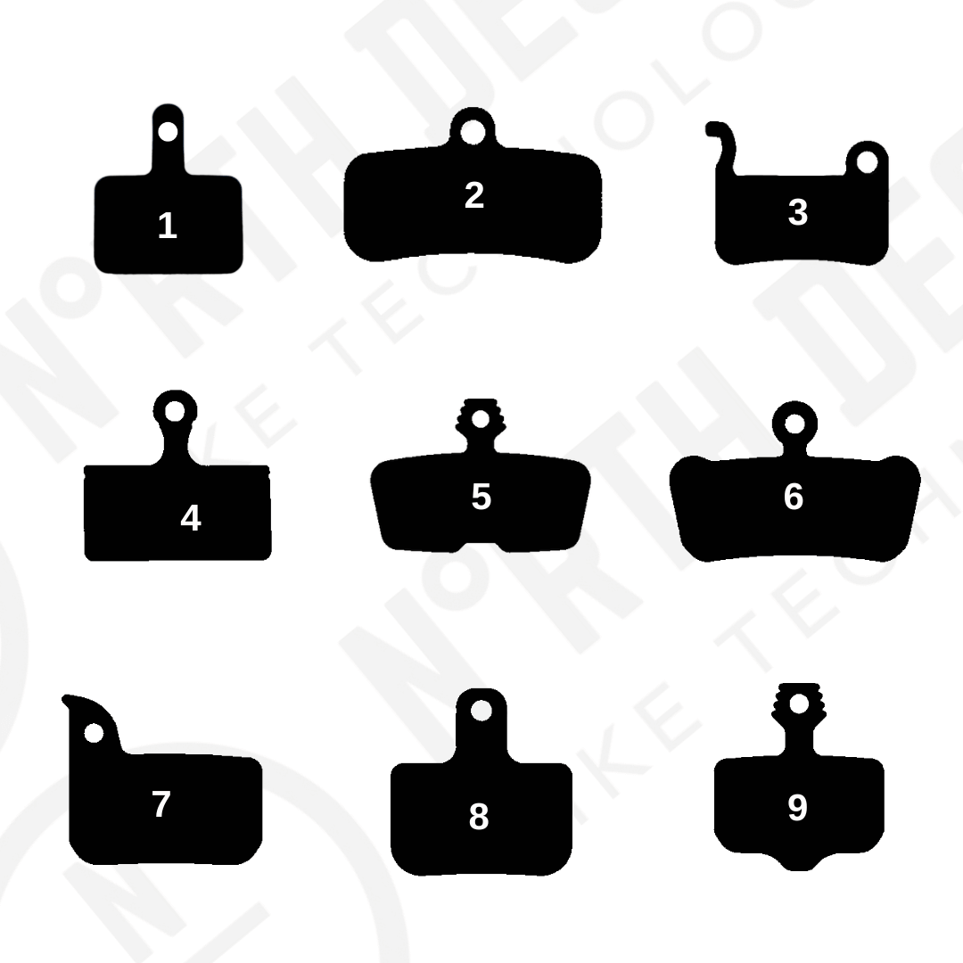 North Degree Tech Bicycle Brake Pads | All Makes & Models - Trailvision - Bicycle Bearing Suppliers