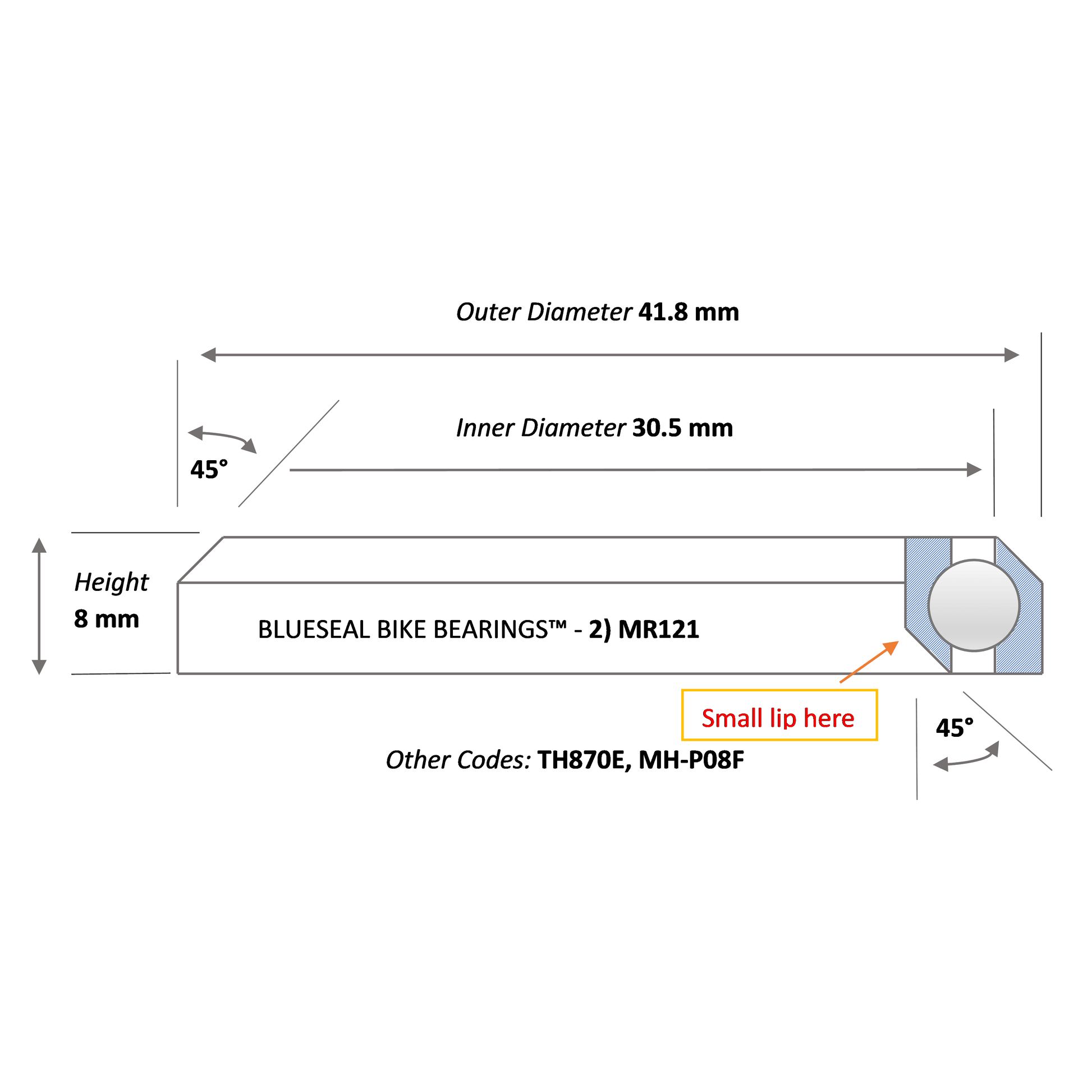 Turbo Levo Headset Bearings - Trailvision - Bicycle Bearing Suppliers